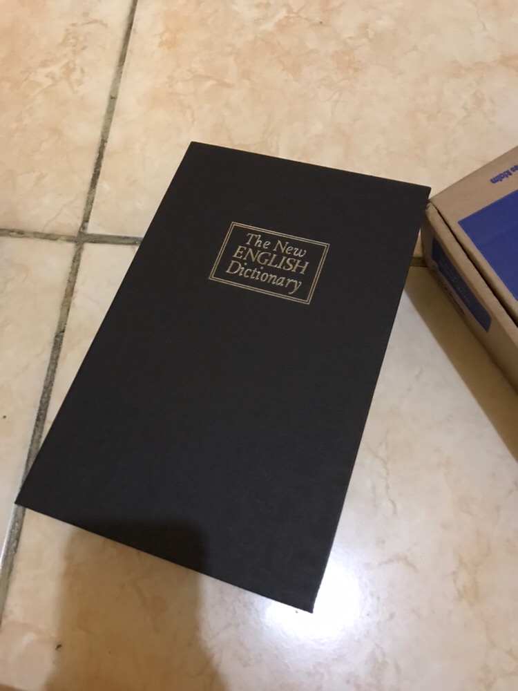 Brankas Mini - Brankas Buku - Kotak Penyimpanan Rahasia - Brangkas Berangkas Perhiasan Uang Hp