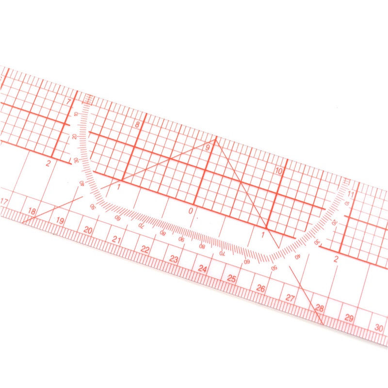 Penggaris Grading Multifungsi Untuk Mengukur Pakaian