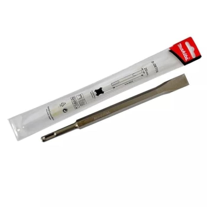 Mata Bobok MAKITA Sds Plus Cold Chisel Pipih Flat Bor Betel D-08729