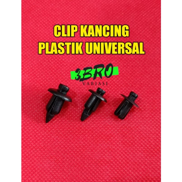 KLIP KANCING PLASTIK 5MM DAN 6MM