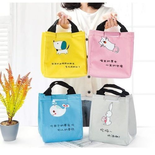 JTF 2631 RISCE TAS SERBA GUNA MOTIF HEWAN LUCU IMPORT 20 X 22 X 16 BAHAN OXFORD