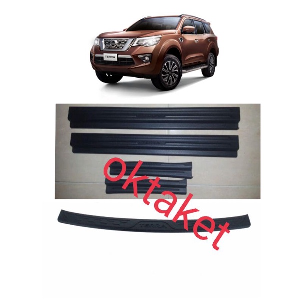 paket hemat sillplate samping + belakang Nissan Terra hitam