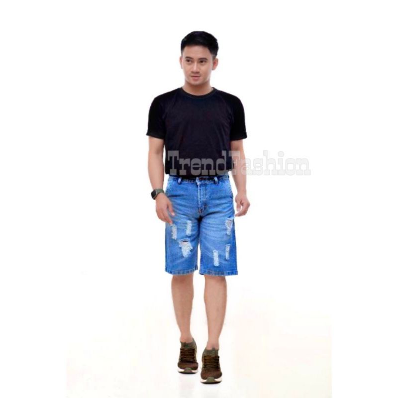 [ TERLARIS ] Size 27-32 CELANA PENDEK SOBEK - JINS PENDEK SOBEK PRIA/COWOK