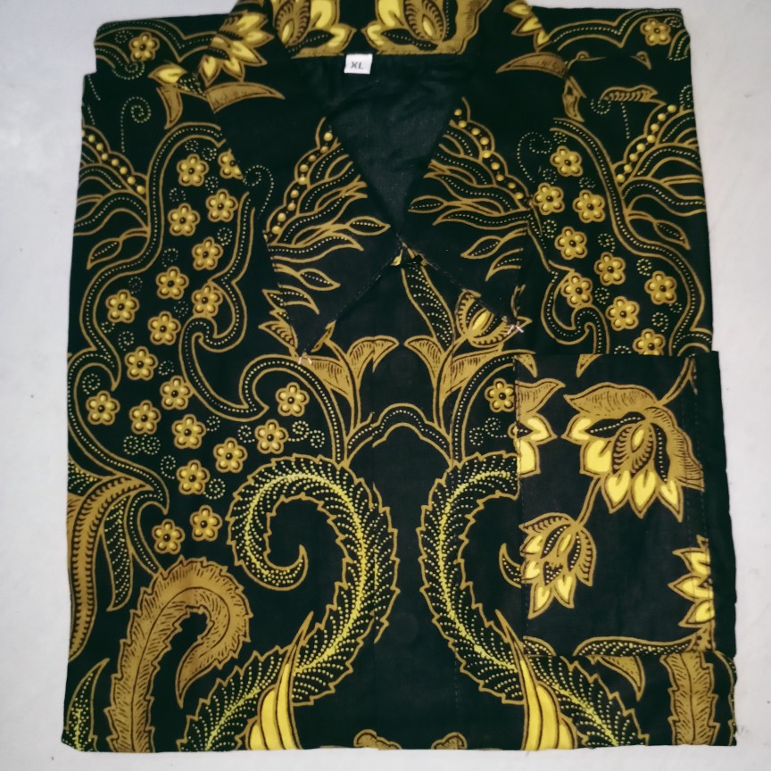 Wismaaji Kemeja Batik Pria Lengan Panjang Full Furing Bahan Katun By Kanaya