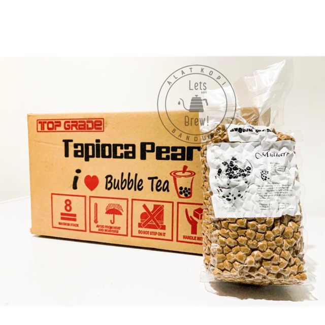 

Boba Brown sugar Tapioka Pearl 1kg sedus isi 12pcs