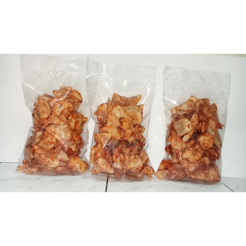 

Keripik Singkong Balado Pedas Manis/Keripik Padang/kripik maknyus 250-500gram