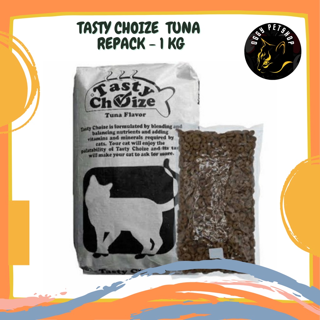 Tasty choize Tuna Makanan Kucing Kemasan1 kg