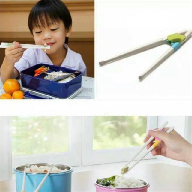 Sumpit latihan / chopsticks training buat baby &amp; anak