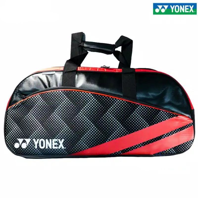 New tas raket badminton / bulutangkis Yonex LSQ10 Black Red