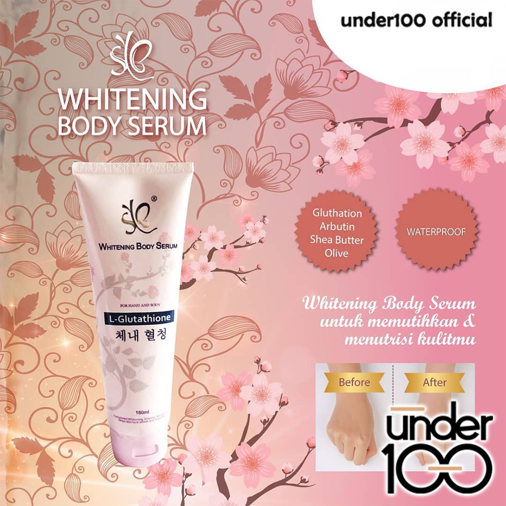 ❤ UNDER100 ❤ SYB Whitening Body Serum 180ml | Body Loyion | Pemutih Badan | BPOM