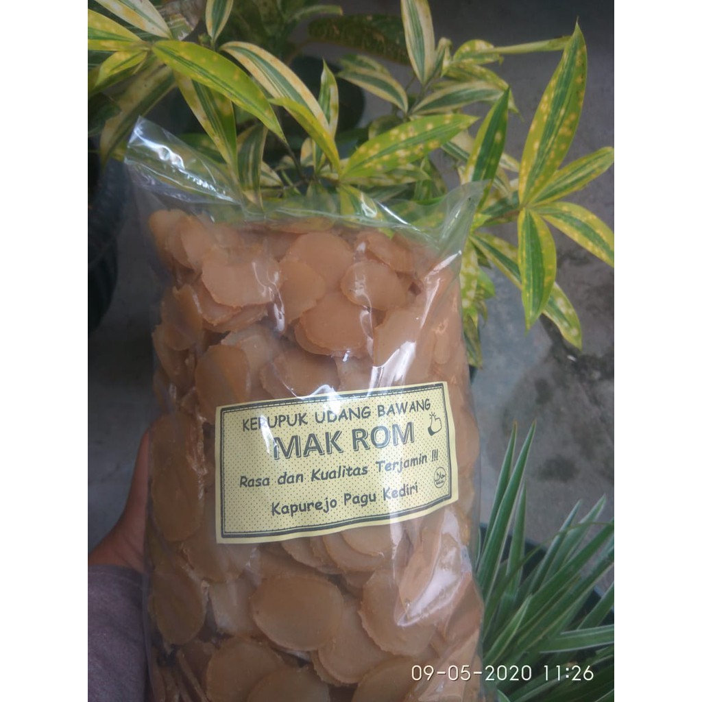 

krecek kerupuk mentah/kerupuk rambak 1kg renyah