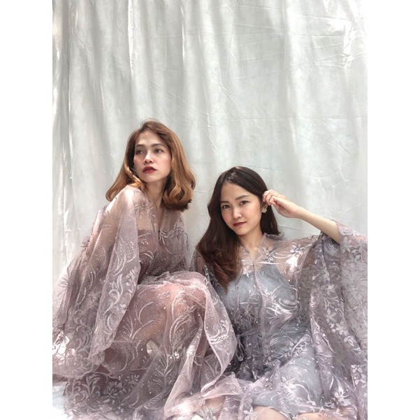 DRESS GAUN BAJU KONDANGAN WISUDA LEBARAN PESTA KAFTAN ABAYA BROKAT TANKTOP LONG PANJANG HIJAB HIJABE