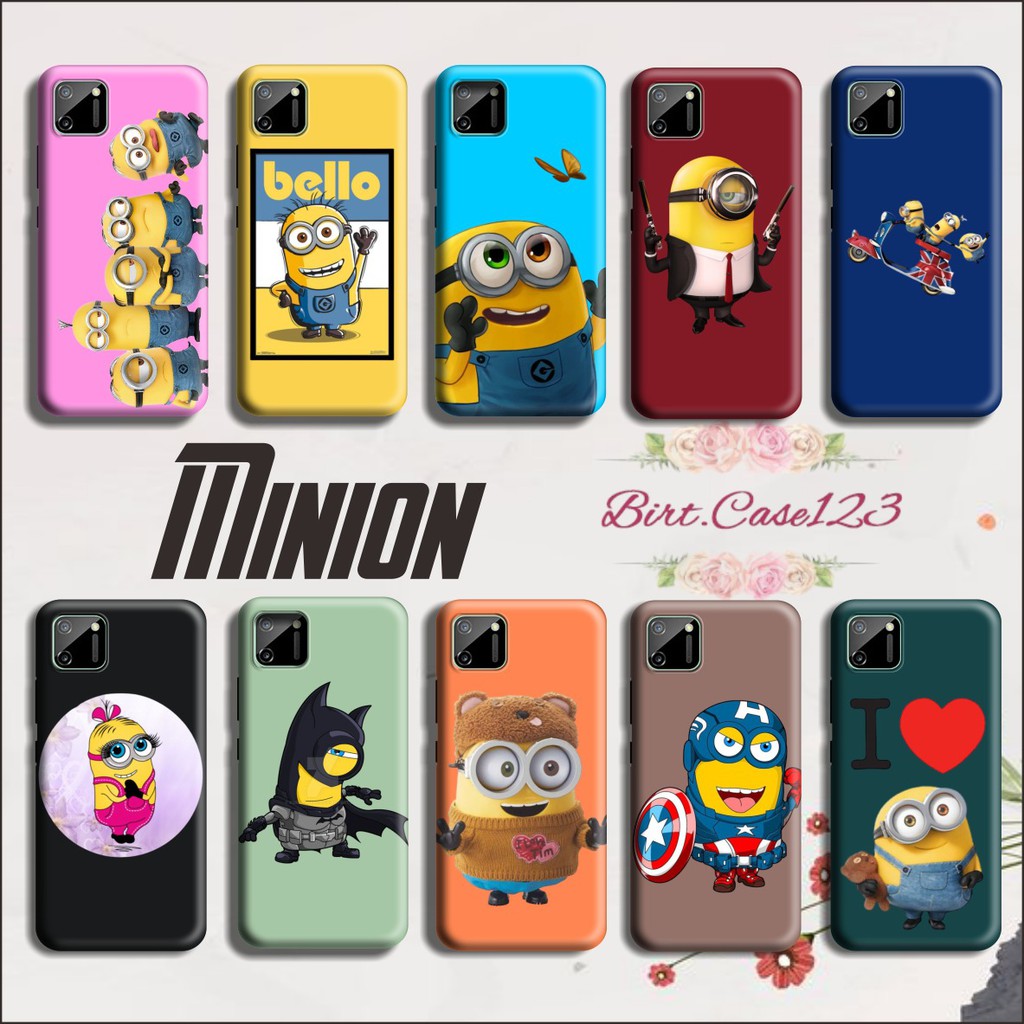 softcase MINIONS Oppo A3s A1k A5 A9 2020 A7 F9 A5s A31 A52 A92 A37 A53 A83 F1s F11 Pro Reno BC1225