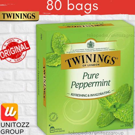 

[COD] Twinings Pure Peppermint Tea Bags 80 Pack 160 gr [COD]