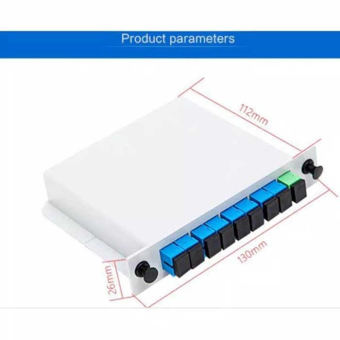 Jual Passive Splitter PLC BOX FO 1 8 Fiber Optic Pasif Spliter | Shopee ...