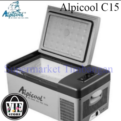 Alpicool C15 Mini Freezer/Kulkas Mini/Freezer Portable/Kulkas Mobil/Kulkas ASI/Kulkas Camping