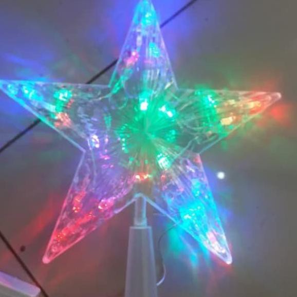 Bagus Hiasan Lampu Bintang Pohon Natal Trendi