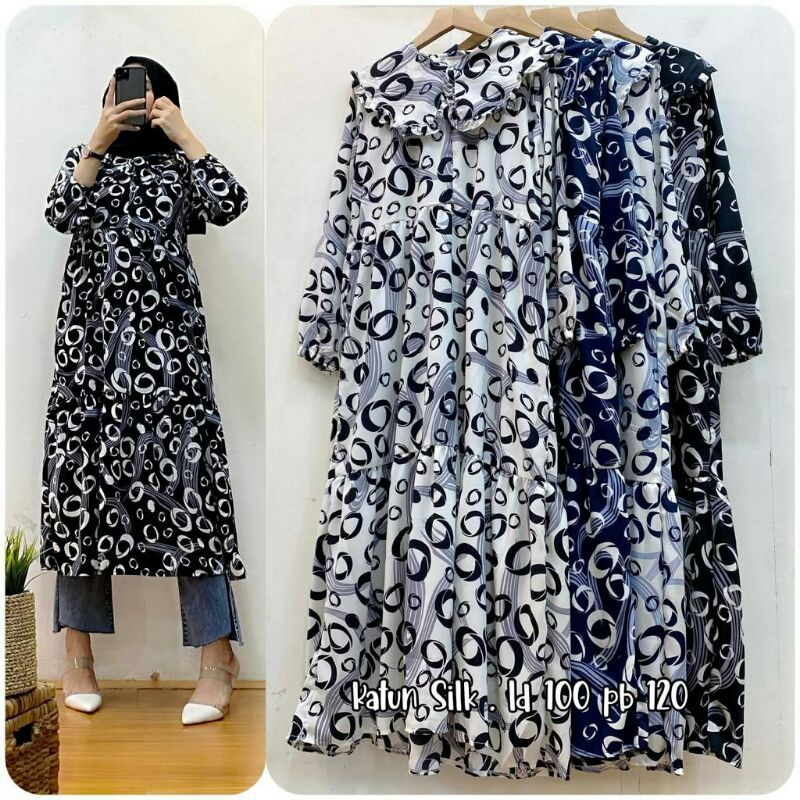 Gamis Midi Rayon viscose