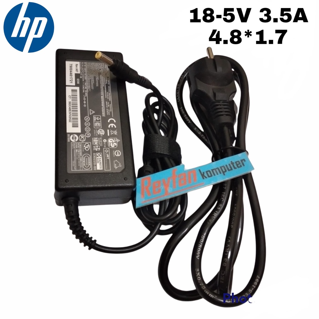 Adaptor Charger Laptop HP Compaq CQ510 CQ 510 V3000 V3320  510 515 V3000  18.5V 3.5A