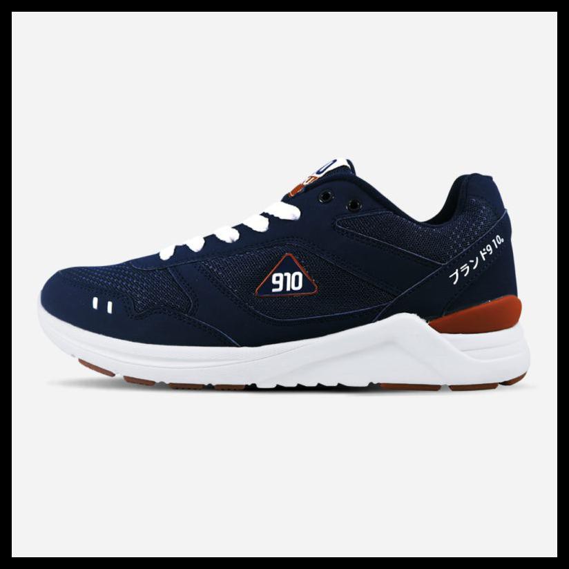 Sepatu Training Running 910 100% Original Chiru (Navy White)