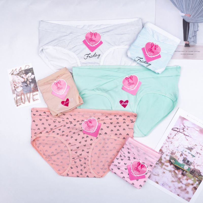 CELANA DALAM BUMIL / CD HAMIL / Celana Dalam Hamil / CD Undies Hamil Low Waist Maternity Panty / Cd 