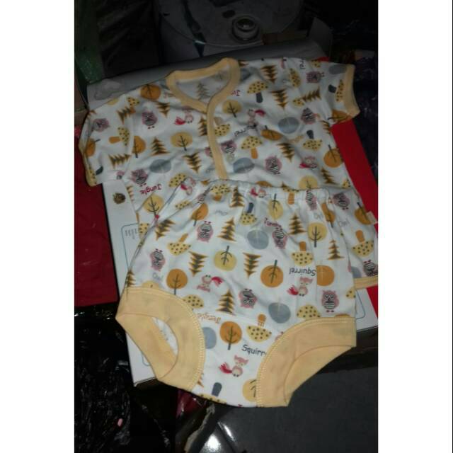 Setelan baju bayi little owl NEW