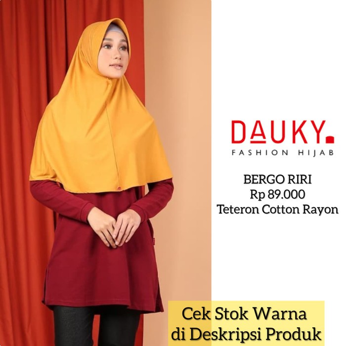 Bergo Jilbab Hijab Instan BERGO RIRI DAUKY Original