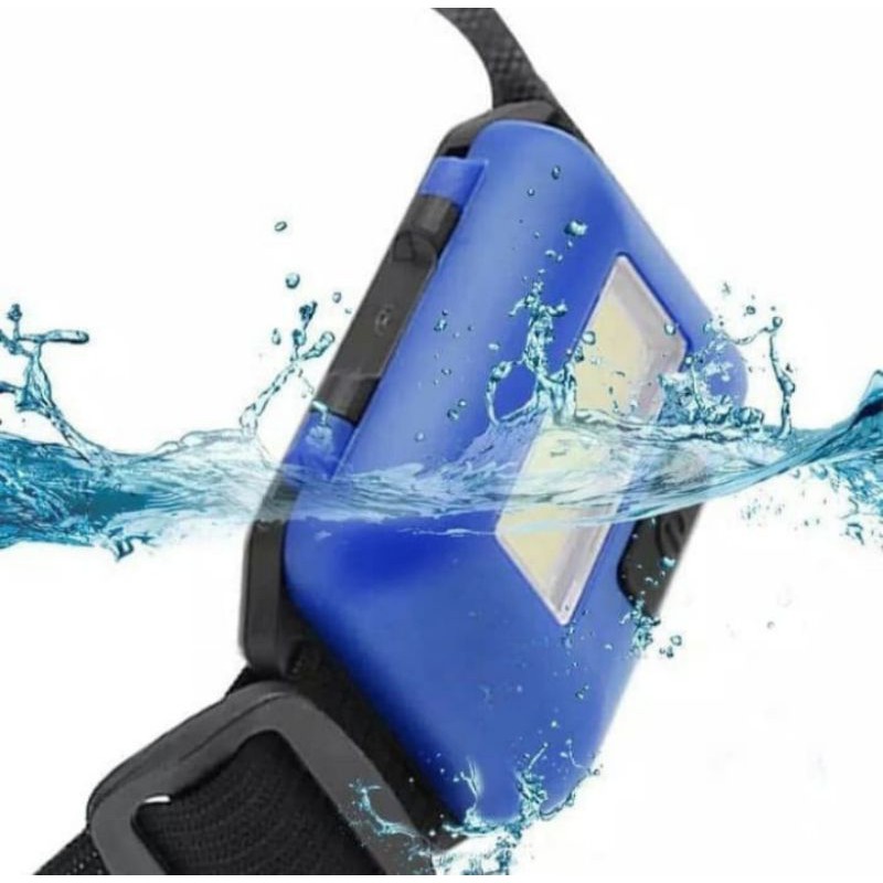 Senter kepala anti air headlamp waterproof