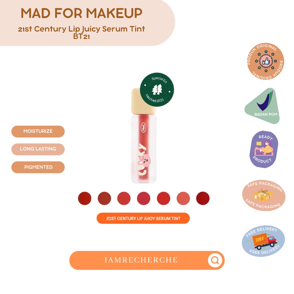 MAD FOR MAKEUP 21st Century Lip Juicy Serum Tint BT21