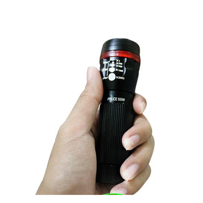 Murah Senter Mini WD 30 Senter Kecil Serbaguna Mini Police 365FLASH TBE Elegan