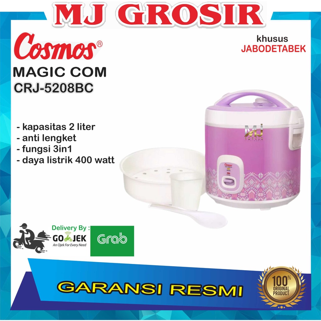 MAGIC COM COSMOS CRJ 5208 BC TEFLON 2 LITER MURAH