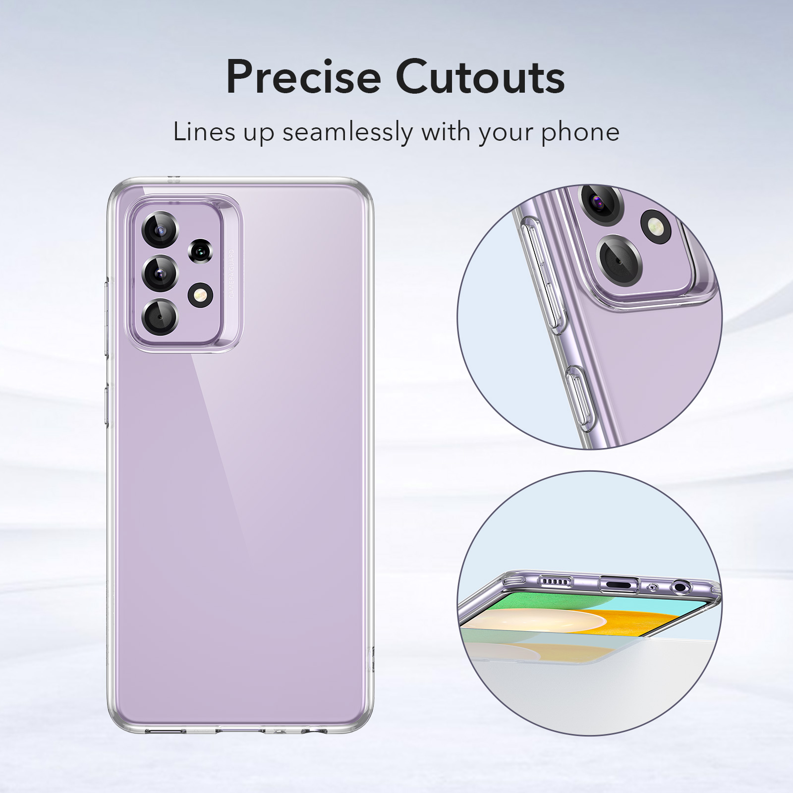 ESR Samsung Galaxy A52 (2021) Project Zero Clear-View Slim Case For Samsung Galaxy A52 (2021) Phone Clear Case