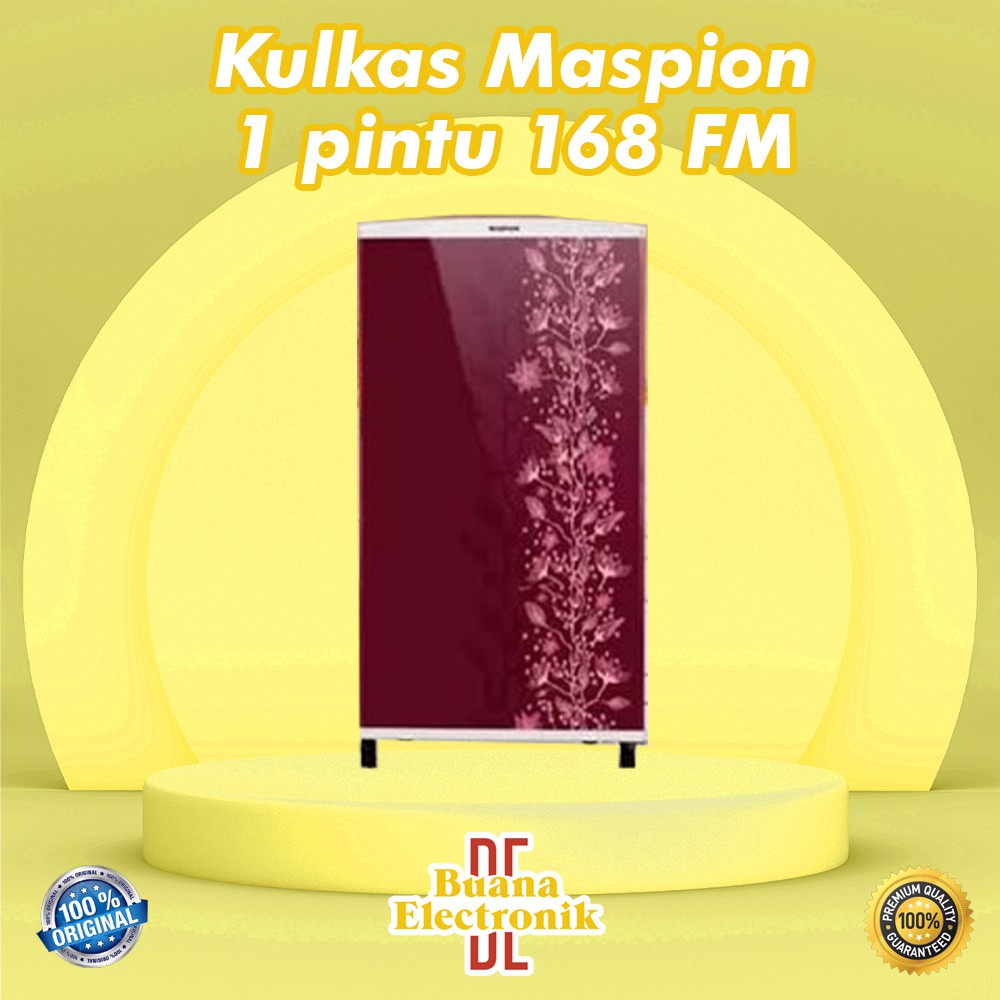 KULKAS MASPION 1 PINTU 168 FM ORIGINAL