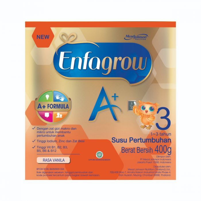 ENFAGROW A+ 3 VANILA 400 GR