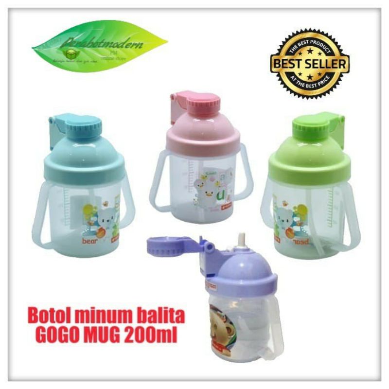 [ ⭐⭐⭐⭐⭐ ] BOTOL MINUM ANAK sedotan balita LION STAR GOGO MUG GL-35 ASLI ORIGINAL