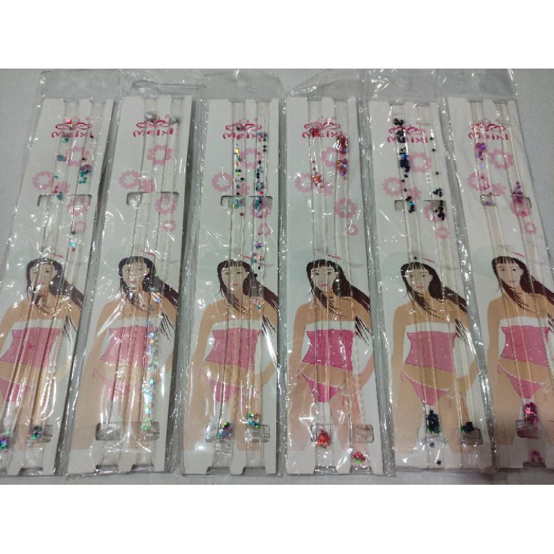 Tali bra tali bh transparan komb manik manik bintang