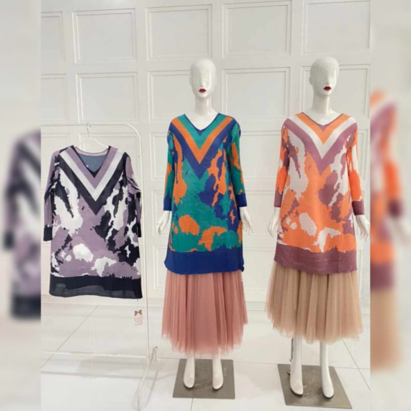 dress turun naik premium by-vivorie