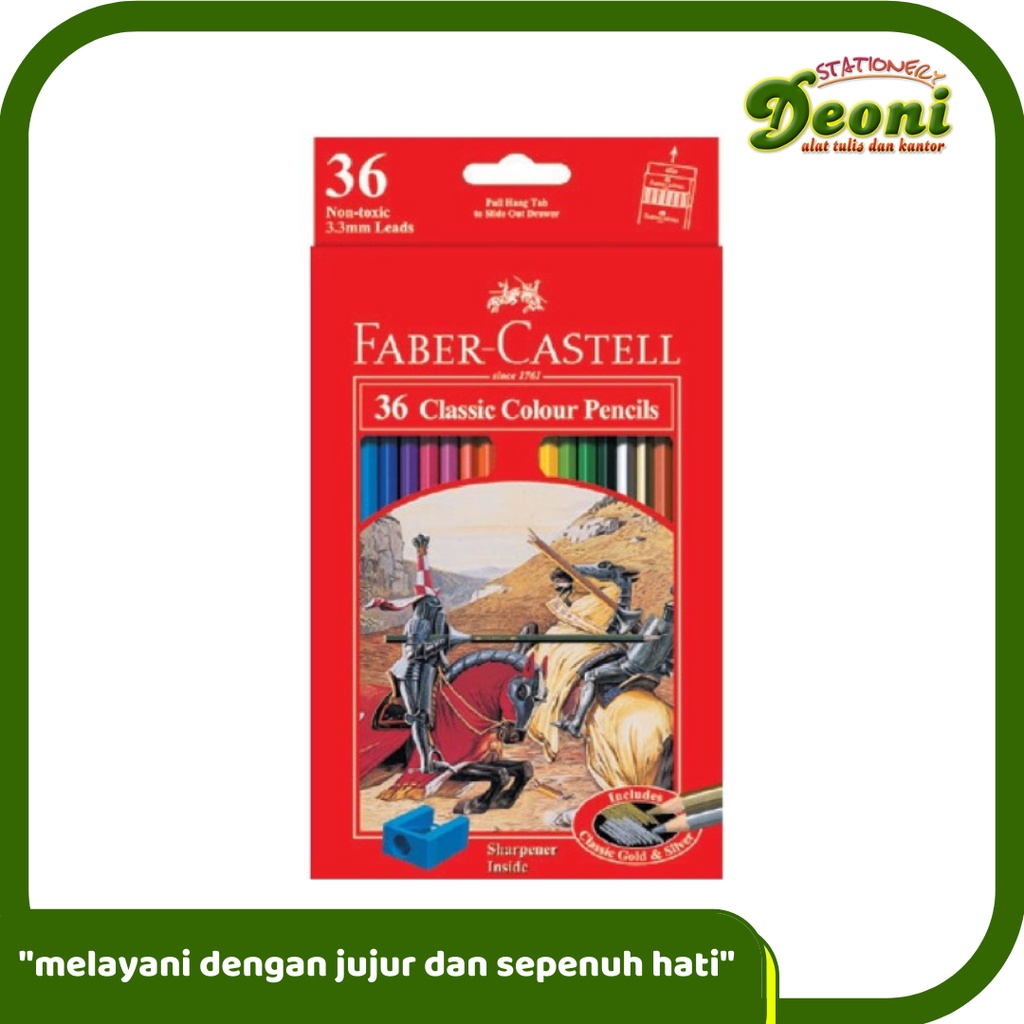 

FABER-CASTELL Classic Colour Pencil 36 L Warna