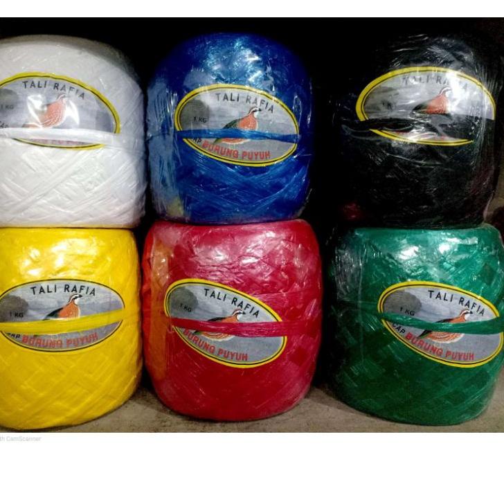 

(Recomended) Tali Rafia Cap Puyuh 1 Kg Warna Warni Merah Biru Hijau Hitam Putih Kuning