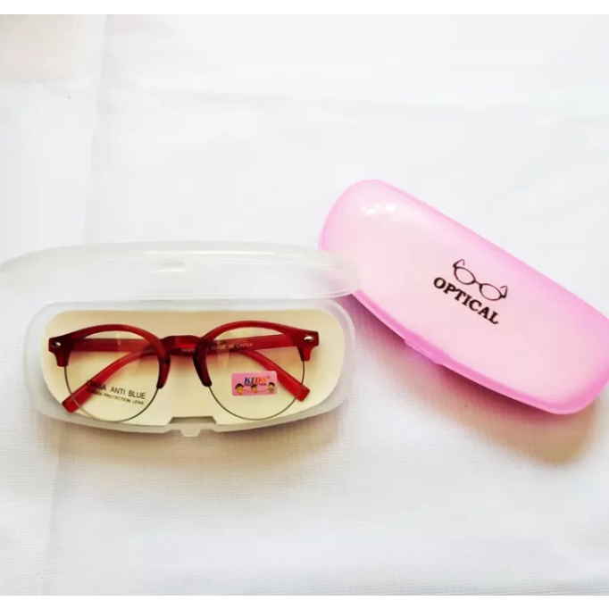 Kacamata Anak Anti Radiasi HP - Komputer - Laptop Fream Gantung Free Cairan Pembersih Lensa Box Dan Lap-3