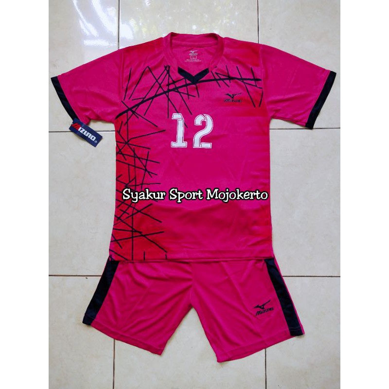 Baju Voli Anak SD Motif Sablon Manual