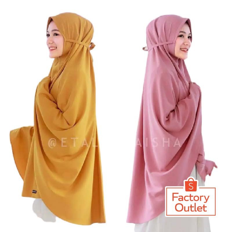 (1kg=6pcs) YALEA WOLFIS AZALEA NON PET TALI HIJAB JILBAB KHIMAR KERUDUNG BERGO INSTANT SEGIEMPAT