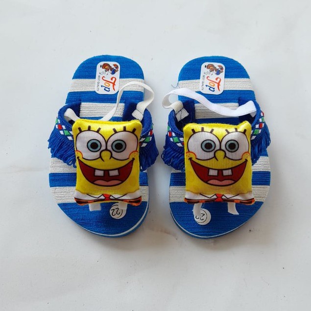 JB--Sandal Baby Bantal Motif spongebob