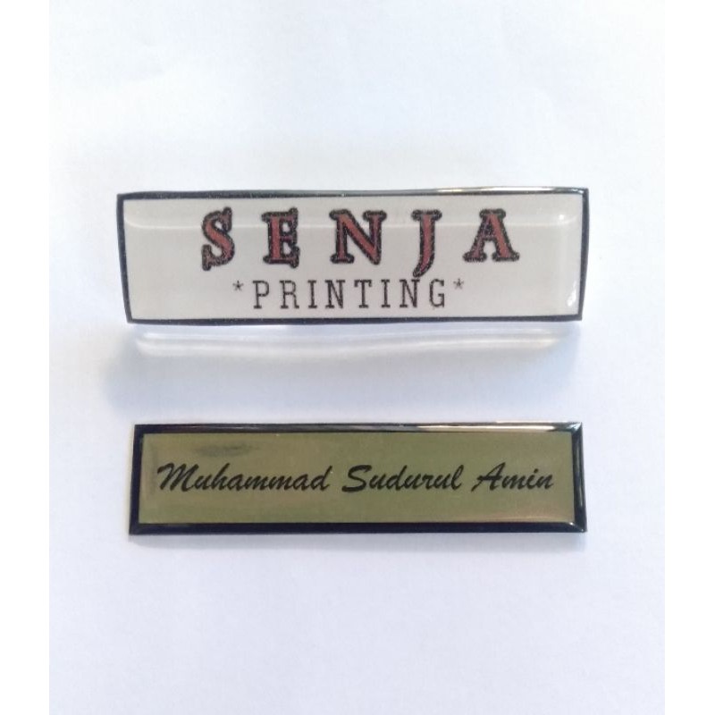 

NAMETAG STAINLESS RESIN (NAMA DADA STAINLESS)