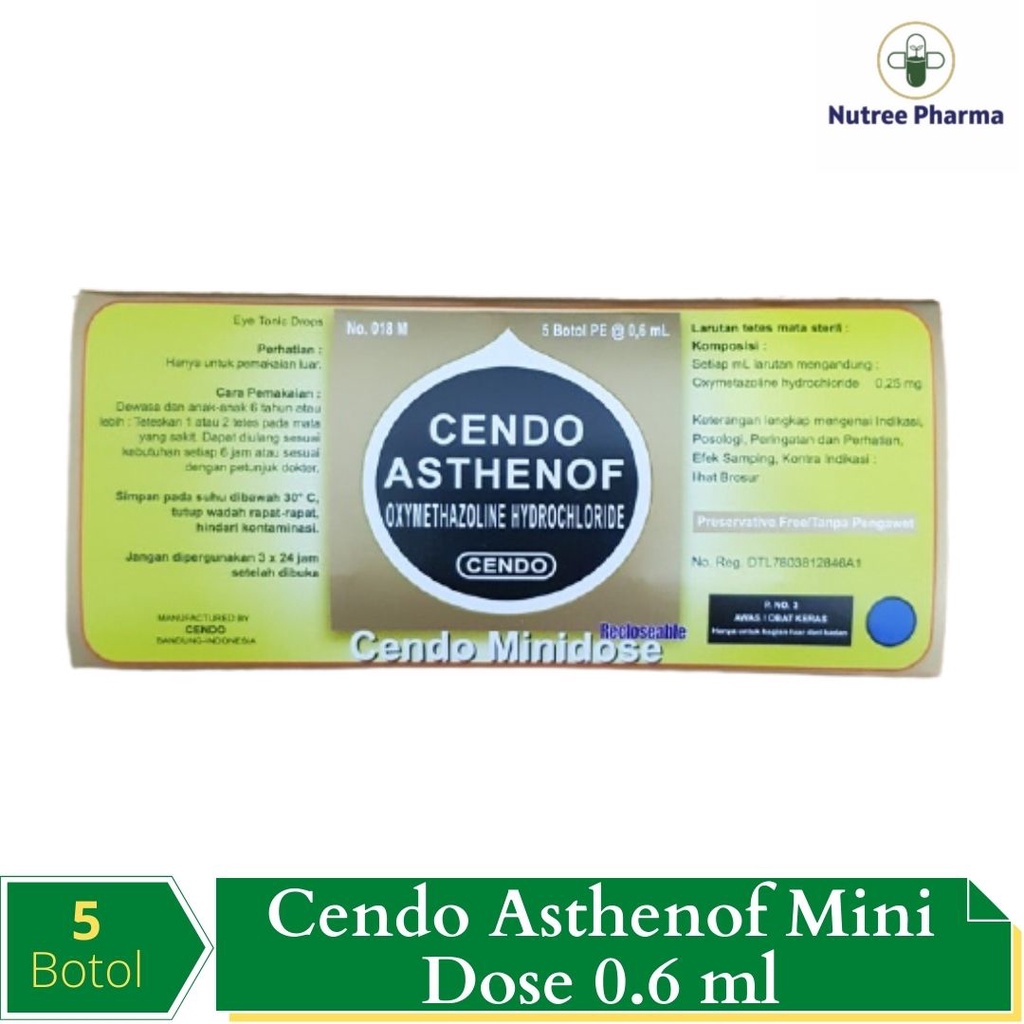 Cendo Asthenof Minidose 0.6 ml Obat Tetes Mata Meredakan Iritasi