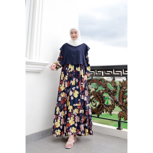 LABIQA COMBI DRESS Vest menyatu (Ld 102 Pjg 135)