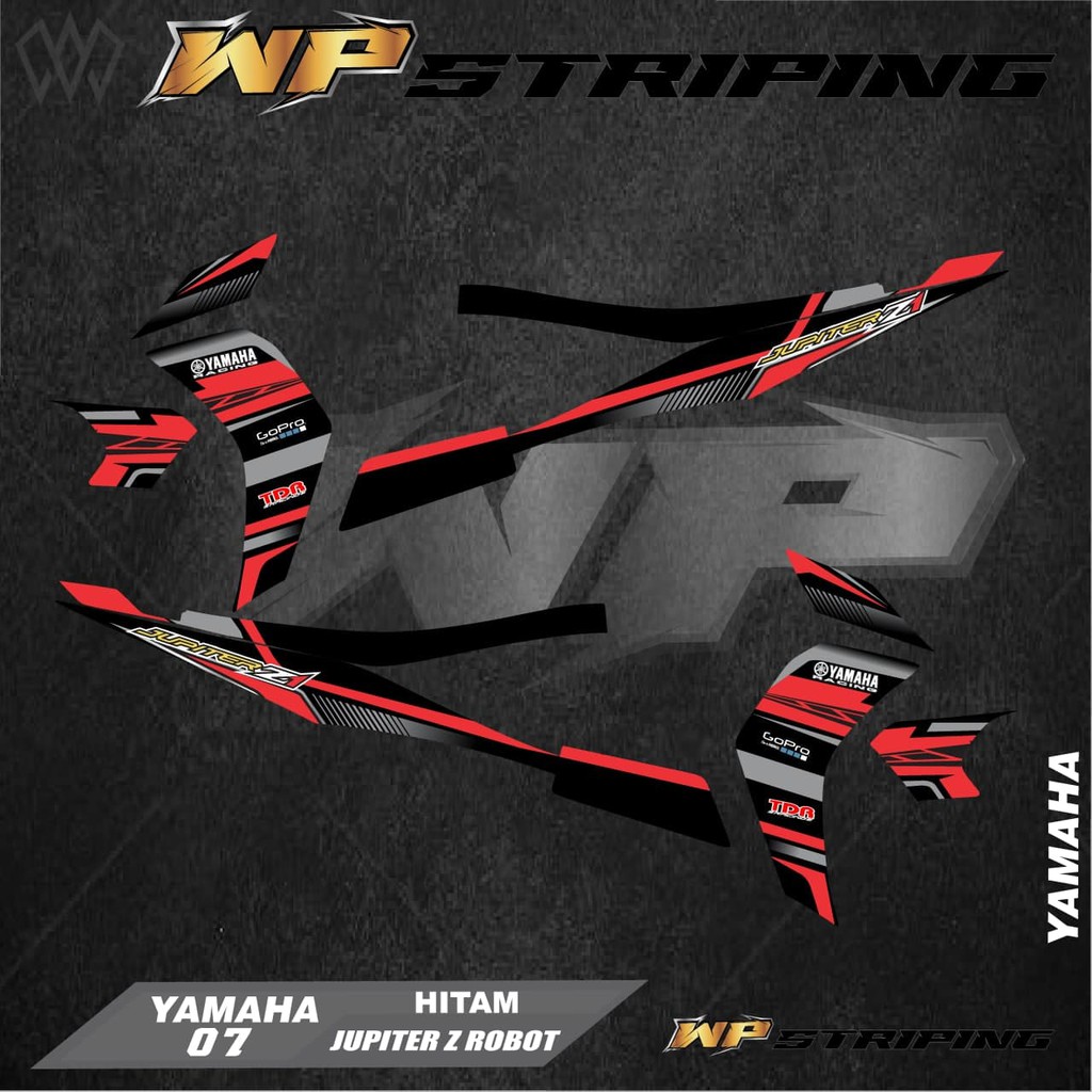 STRIPING JUPITER Z ROBOT 2010 - STIKER VARIASI LIST SKOTLET YAMAHA JUPITER Z ROBOT - 07