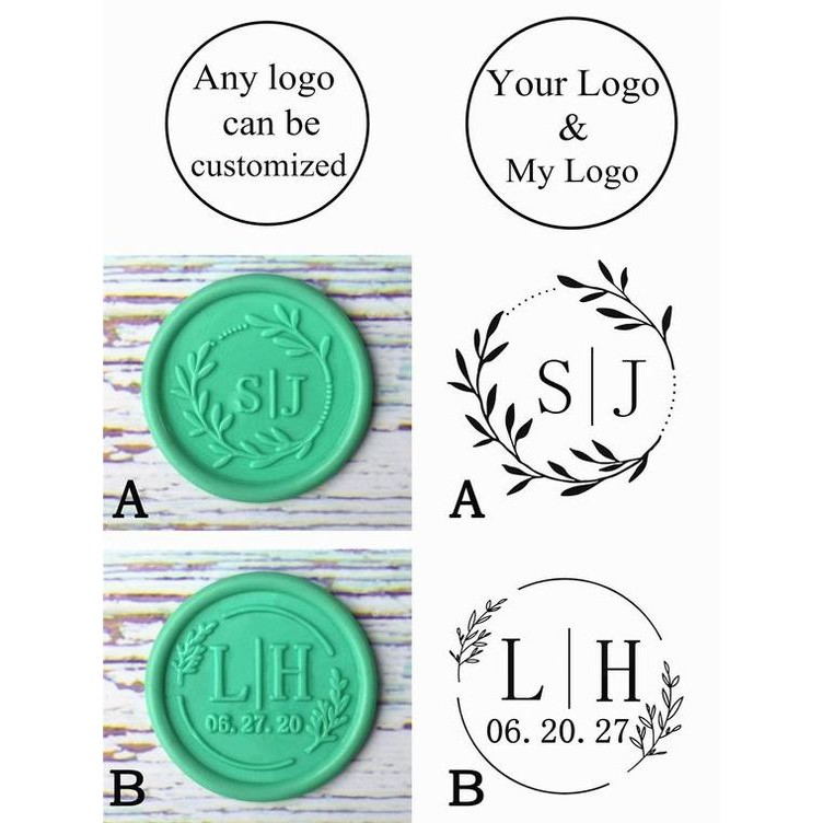 

Wax seal stamp / Custom wax seal / Wax seal kit / Wedding stamp / Custom wax stamp.