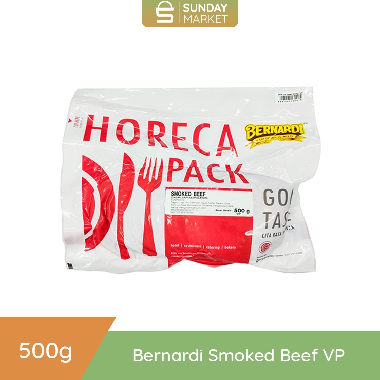 

Bernardi Smoked Beef VP 500g .