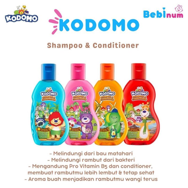 Jual Kodomo Shampoo & Conditioner ,45ML / 100ML Shopee Indonesia